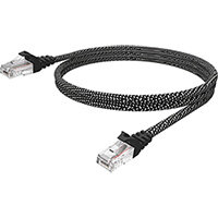 Vision Premium - Network cable - RJ-45 (M) to RJ-45 (M) - 3 m - UTP - CAT 6 - booted, stranded - braided Vision Premium - Network cable - RJ-45 (M) to RJ-45 (M) - 3 m - UTP - CAT 6 - booted, stranded - braided