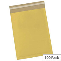 5 Star Office Bubble Lined Bags Size 2 Gold 205x245mm Pack of 100 5 Star Office Bubble Lined Bags Size 2 Gold 205x245mm Pack of 100