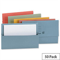 Document Wallet Half Flap Foolscap Assorted Pack 50 5 Star Document Wallet Half Flap Foolscap Assorted Pack 50 5 Star