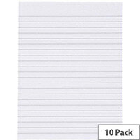 White Box Memo Pad Ruled 80 Sheets 200x150mm [Pack 10]