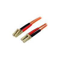 StarTech 1m Fiber Optic Cable Multimode Duplex 50/125 LSZH LC/LC OM2 LC to LC Fiber Patch Cable 2 x LC Male Network 2 x LC Male Network Orange