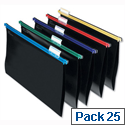 Snopake A4 Suspension Files Plastic Assorted with Tabs Pack 25 Snopake A4 Suspension Files Plastic Assorted with Tabs Pack 25