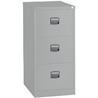 3 Drawer Steel Filing Cabinet Lockable Grey Trexus By Bisley 3 Drawer Steel Filing Cabinet Lockable Grey Trexus By Bisley