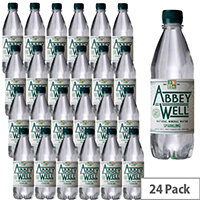 Abbey Well Natural Sparkling Mineral Water Bottled Plastic 500ml Pack 24 Abbey Well Natural Sparkling Mineral Water Bottled Plastic 500ml Pack 24