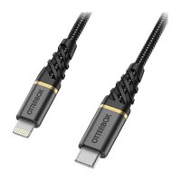 OtterBox Premium Lightning cable to USB Cable - Lightning (M) to USB-C (M) - Length 1 metre - Colour: Glamour Black - Designed for Apple iPad/iPhone/iPod (Lightning) OtterBox Premium Lightning cable to USB Cable - Lightning (M) to USB-C (M) - Length 1 metre - Colour: Glamour Black - Designed for Apple iPad/iPhone/iPod (Lightning)