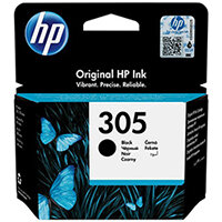 HP 305 - 2 ml - black - original - ink cartridge - for Deskjet 1255, 23XX, 27XX; DeskJet Plus 41XX; Envy 60XX; ENVY Pro 64XX