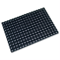 Octo Door Mat Indoor and Outdoor Rubber 600mmx800mm Black Doortex Octo Door Mat Indoor and Outdoor Rubber 600mmx800mm Black Doortex