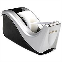 Scotch Magic Tape Contour Dispenser Desktop Weighted with 1 Roll 19mmx33m Grey Scotch Magic Tape Contour Dispenser Desktop Weighted with 1 Roll 19mmx33m Grey
