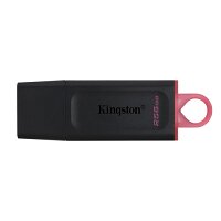 Kingston DataTraveler Exodia USB Flash Drive - 256GB, USB 3.2 Gen 1, Black/Pink