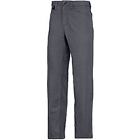 Snickers 6400 Service Chinos Trousers Steel Grey Waist 30" Inside leg 30" Size 88 Snickers 6400 Service Chinos Trousers Steel Grey Waist 30" Inside leg 30" Size 88