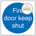 Stewart Superior Fire Door Keep Shut 100x100mm Self Adhesive Vinyl Sign (Pack of 5) Stewart Superior Fire Door Keep Shut 100x100mm Self Adhesive Vinyl Sign (Pack of 5)