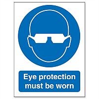 Stewart Superior Eye Protection Must Be Worn Self Adhesive Vinyl Sign Stewart Superior Eye Protection Must Be Worn Self Adhesive Vinyl Sign