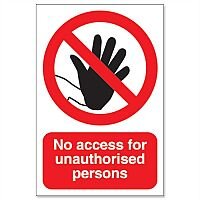 Stewart Superior No Access For Unauthorised Persons Sign for Outdoor Use Foamboard Stewart Superior No Access For Unauthorised Persons Sign for Outdoor Use Foamboard