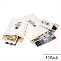 Jiffy Mailmiser Size 7 Bubble Lined Bags 340x445mm White Pack of 50 Jiffy Mailmiser Size 7 Bubble Lined Bags 340x445mm White Pack of 50