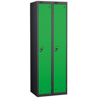 Probe 1 Door Locker Cam Lock ACTIVECOAT W305xD460xH1780mm Nest of 2 Black Body Green Door 7 Year Warranty