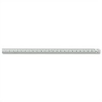 Linex 60cm Ruler Stainless Steel Imperial and Metric with Conversion Table Linex 60cm Ruler Stainless Steel Imperial and Metric with Conversion Table