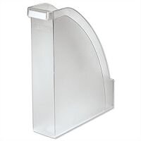 A4 Magazine File Extra Capacity Clear Adjustable Spine Plus A4 Magazine File Extra Capacity Clear Adjustable Spine Plus
