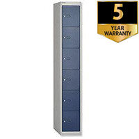 Bisley 6 Door Deep Locker 457mm Steel Goose Grey Blue CLK186-7339 Bisley 6 Door Deep Locker 457mm Steel Goose Grey Blue CLK186-7339