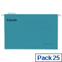 Esselte Pendaflex Economy Suspension File Foolscap Blue Pk 25 90334 Esselte Pendaflex Economy Suspension File Foolscap Blue Pk 25 90334