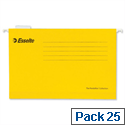 Esselte Pendaflex Economy Suspension File Foolscap Yellow Pk 25 Esselte Pendaflex Economy Suspension File Foolscap Yellow Pk 25