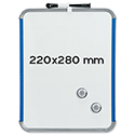 Nobo SlimLine Whiteboard Magnetic 220 x 14 x 280mm White/Blue Nobo SlimLine Whiteboard Magnetic 220 x 14 x 280mm White/Blue