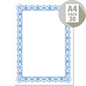 Computer Craft A4 Blue Bordered Certificate Papers With Foil Seals 90gsm Pack 30 Computer Craft A4 Blue Bordered Certificate Papers With Foil Seals 90gsm Pack 30
