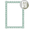 Computer Craft A4 Green Bordered Certificate Papers With Foil Seals 90gsm Pack 30 Computer Craft A4 Green Bordered Certificate Papers With Foil Seals 90gsm Pack 30