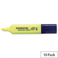 Staedtler Textsurfer Classic Highlighter Yellow Pack 10 Staedtler Textsurfer Classic Highlighter Yellow Pack 10