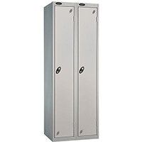 Probe 2 Door Low Locker Hasp & Staple Lock ACTIVECOAT Silver W305xD305xH1220mm Probe 2 Door Low Locker Hasp & Staple Lock ACTIVECOAT Silver W305xD305xH1220mm