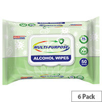 Germisept Multipurpose 75% Alcohol Wipes 50 Wipes Per Pack (6 Pack) Germisept Multipurpose 75% Alcohol Wipes 50 Wipes Per Pack (6 Pack)