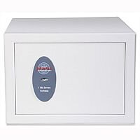 Phoenix Fortress White High Security Key Lock Safe Capacity 24L Fire Resistant 30mins Phoenix Fortress White High Security Key Lock Safe Capacity 24L Fire Resistant 30mins