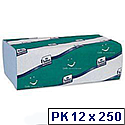 Tork Xpress Hand Paper Towel Z-Fold Strong Absorbent 1-Ply 250 Sheets 12 Pack Blue Ref 295232 (3000 Towels) Tork Xpress Hand Paper Towel Z-Fold Strong Absorbent 1-Ply 250 Sheets 12 Pack Blue Ref 295232 (3000 Towels)