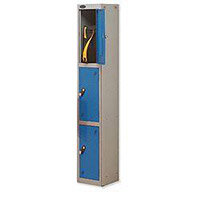 Probe 3 Door Locker Hasp & Staple Lock Extra Depth ACTIVECOAT W305xD460xH1780mm Silver Blue Probe 3 Door Locker Hasp & Staple Lock Extra Depth ACTIVECOAT W305xD460xH1780mm Silver Blue