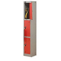 Probe 3 Door Locker Hasp & Staple Lock Extra Depth ACTIVECOAT W305xD460xH1780mm Silver Red Probe 3 Door Locker Hasp & Staple Lock Extra Depth ACTIVECOAT W305xD460xH1780mm Silver Red