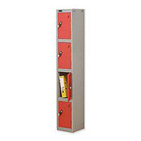 Probe 4 Door Locker Hasp & Staple Lock Extra Depth ACTIVECOAT W305xD460xH1780mm Silver Red Probe 4 Door Locker Hasp & Staple Lock Extra Depth ACTIVECOAT W305xD460xH1780mm Silver Red