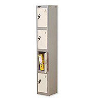 Probe 4 Door Locker Hasp & Staple Lock Extra Depth ACTIVECOAT W305xD460xH1780mm Silver White Probe 4 Door Locker Hasp & Staple Lock Extra Depth ACTIVECOAT W305xD460xH1780mm Silver White