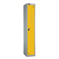 Probe 1 Door Locker ACTIVECOAT W305xD305xH1780mm Silver Body Yellow Doors Probe 1 Door Locker ACTIVECOAT W305xD305xH1780mm Silver Body Yellow Doors