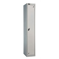Probe 1 Door Extra Deep Locker ACTIVECOAT W305xD460xH1780mm Silver Body & Doors Probe 1 Door Extra Deep Locker ACTIVECOAT W305xD460xH1780mm Silver Body & Doors