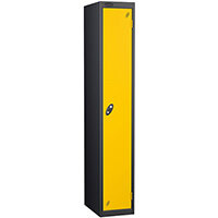 Probe 1 Door Locker Cam Lock ACTIVECOAT W305xD305xH1780mm Black Body Yellow Door