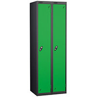 Probe 1 Door Locker Cam Lock ACTIVECOAT W305xD305xH1780mm Nest of 2 Black Body Green Door 7 Year Warranty