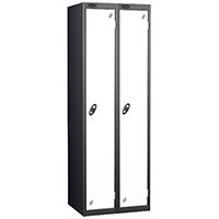 Probe 1 Door Locker Cam Lock ACTIVECOAT W305xD305xH1780mm Nest of 2 Black Body White Door 7 Year Warranty