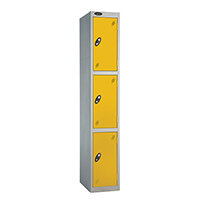 Probe 3 Door Locker ACTIVECOAT W305xD305xH1780mm Silver Body Yellow Doors Probe 3 Door Locker ACTIVECOAT W305xD305xH1780mm Silver Body Yellow Doors