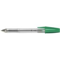 ValueX Ballpoint Pen 1.0mm Tip 0.7mm Line Green (Pack 50)