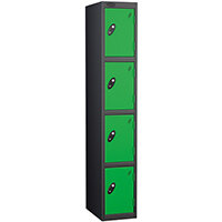 Probe 4 Door Locker ACTIVECOAT W305xD305xH1780mm Black Body Green Doors Probe 4 Door Locker ACTIVECOAT W305xD305xH1780mm Black Body Green Doors