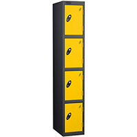 Probe 4 Door Locker ACTIVECOAT W305xD305xH1780mm Black Body Yellow Doors Probe 4 Door Locker ACTIVECOAT W305xD305xH1780mm Black Body Yellow Doors