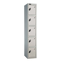 Probe 5 Door Extra Deep Locker ACTIVECOAT W305xD460xH1780mm Silver Body & Doors Probe 5 Door Extra Deep Locker ACTIVECOAT W305xD460xH1780mm Silver Body & Doors