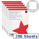 A1 Flipchart Pad Squared Perforated 40 Sheets Feint 20mm Pack 5 5 Star A1 Flipchart Pad Squared Perforated 40 Sheets Feint 20mm Pack 5 5 Star