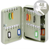 5 Star Lockable Steel Key Safe Cabinet Wall Mountable – Holds 48 Keys, Cylindrical Lock And 2 Keys, Wall Mountable, Key Hangers, Labelling Strips, Key Fobs, Index Sheets & 1-Year Warranty (918869) 5 Star Lockable Steel Key Safe Cabinet Wall Mountable – Holds 48 Keys, Cylindrical Lock And 2 Keys, Wall Mountable, Key Hangers, Labelling Strips, Key Fobs, Index Sheets & 1-Year Warranty (918869)