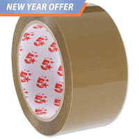 Packing Tape Low Noise Polypropylene 50mm x 66m Buff 6 Pack 5 Star Packing Tape Low Noise Polypropylene 50mm x 66m Buff 6 Pack 5 Star