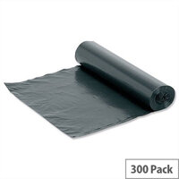 5 Star Medium Duty Bin Bags 95 Litre On-The-Roll Black Box 300 5 Star Medium Duty Bin Bags 95 Litre On-The-Roll Black Box 300